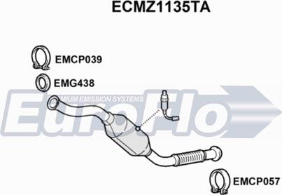 EuroFlo ECMZ1135TA - Catalizzatore autozon.pro