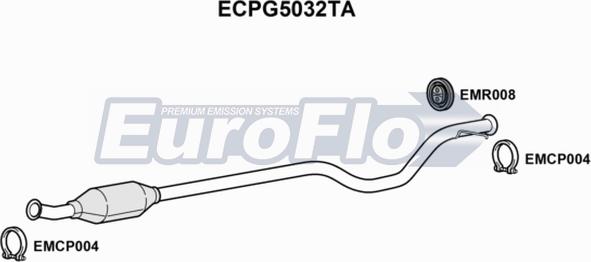 EuroFlo ECPG5032TA - Catalizzatore autozon.pro