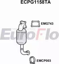 EuroFlo ECPG1158TA - Catalizzatore autozon.pro