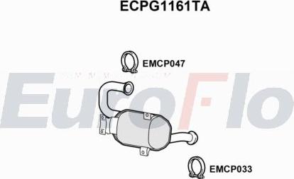 EuroFlo ECPG1161TA - Catalizzatore autozon.pro