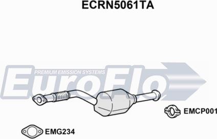 EuroFlo ECRN5061TA - Catalizzatore autozon.pro