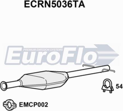 EuroFlo ECRN5036TA - Catalizzatore autozon.pro