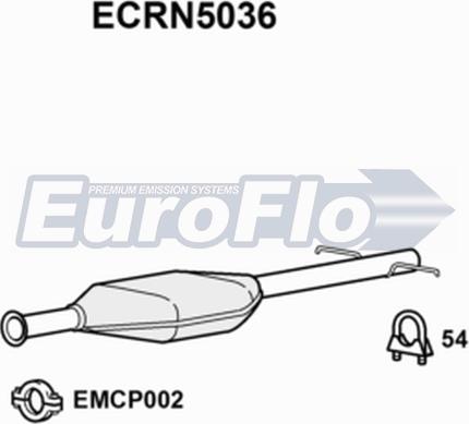 EuroFlo ECRN5036 - Catalizzatore autozon.pro