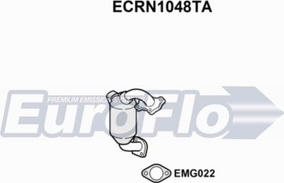 EuroFlo ECRN1048TA - Catalizzatore autozon.pro