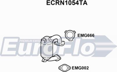 EuroFlo ECRN1054TA - Catalizzatore autozon.pro