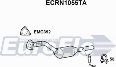 EuroFlo ECRN1055TA - Catalizzatore autozon.pro