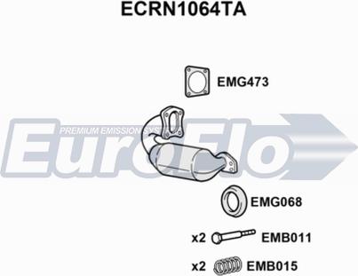 EuroFlo ECRN1064TA - Catalizzatore autozon.pro