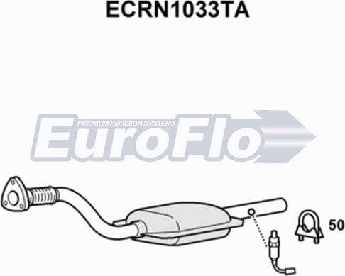 EuroFlo ECRN1033TA - Catalizzatore autozon.pro