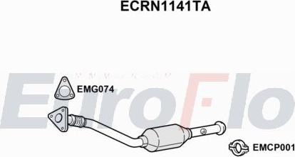 EuroFlo ECRN1141TA - Catalizzatore autozon.pro