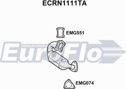 EuroFlo ECRN1111TA - Catalizzatore autozon.pro