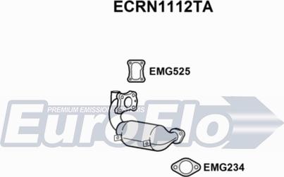 EuroFlo ECRN1112TA - Catalizzatore autozon.pro