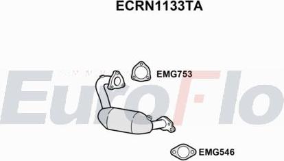 EuroFlo ECRN1133TA - Catalizzatore autozon.pro