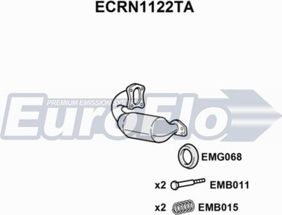 EuroFlo ECRN1122TA - Catalizzatore autozon.pro