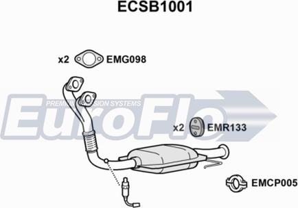 EuroFlo ECSB1001 - Catalizzatore autozon.pro