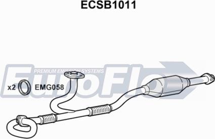 EuroFlo ECSB1011 - Catalizzatore autozon.pro