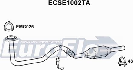 EuroFlo ECSE1002TA - Catalizzatore autozon.pro