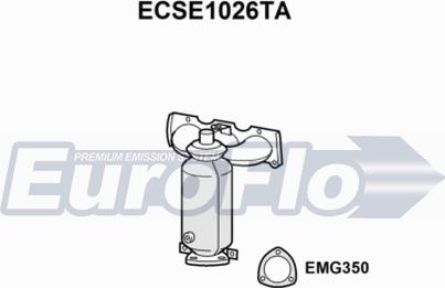 EuroFlo ECSE1026TA - Catalizzatore autozon.pro