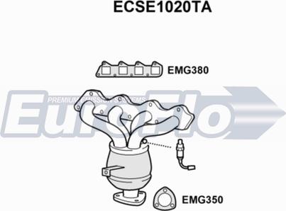 EuroFlo ECSE1020TA - Catalizzatore autozon.pro