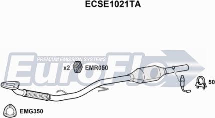 EuroFlo ECSE1021TA - Catalizzatore autozon.pro