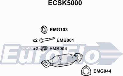 EuroFlo ECSK5000 - Catalizzatore autozon.pro