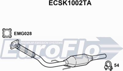 EuroFlo ECSK1002TA - Catalizzatore autozon.pro