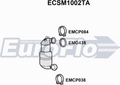 EuroFlo ECSM1002TA - Catalizzatore autozon.pro