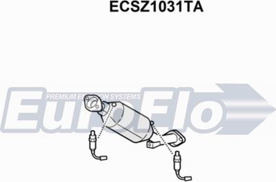 EuroFlo ECSZ1031TA - Catalizzatore autozon.pro