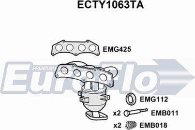 EuroFlo ECTY1063TA - Catalizzatore autozon.pro