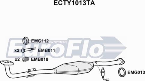 EuroFlo ECTY1013TA - Catalizzatore autozon.pro