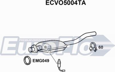 EuroFlo ECVO5004TA - Catalizzatore autozon.pro