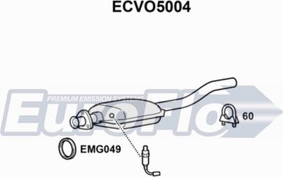 EuroFlo ECVO5004 - Catalizzatore autozon.pro