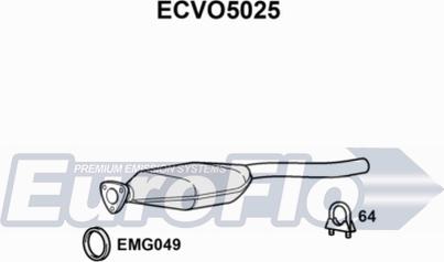 EuroFlo ECVO5025 - Catalizzatore autozon.pro