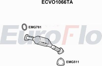 EuroFlo ECVO1066TA - Catalizzatore autozon.pro