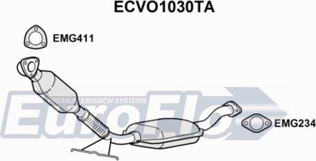 EuroFlo ECVO1030TA - Catalizzatore autozon.pro