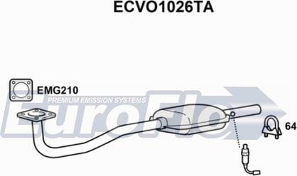 EuroFlo ECVO1026TA - Catalizzatore autozon.pro