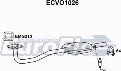 EuroFlo ECVO1026 - Catalizzatore autozon.pro