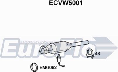 EuroFlo ECVW5001 - Catalizzatore autozon.pro