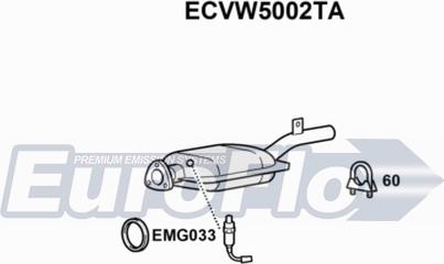 EuroFlo ECVW5002TA - Catalizzatore autozon.pro