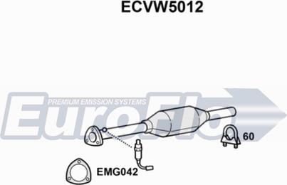 EuroFlo ECVW5012 - Catalizzatore autozon.pro