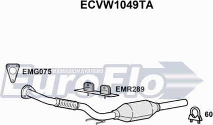 EuroFlo ECVW1049TA - Catalizzatore autozon.pro