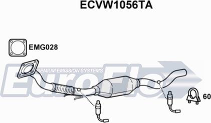 EuroFlo ECVW1056TA - Catalizzatore autozon.pro