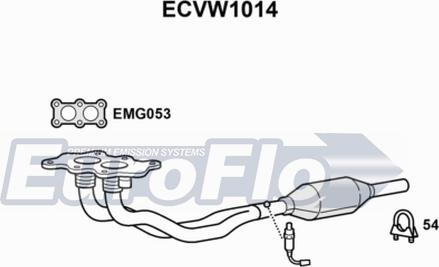 EuroFlo ECVW1014 - Catalizzatore autozon.pro