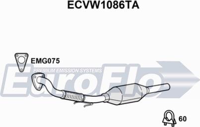 EuroFlo ECVW1086TA - Catalizzatore autozon.pro