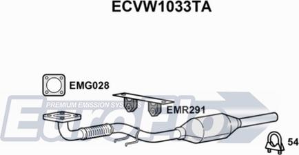 EuroFlo ECVW1033TA - Catalizzatore autozon.pro