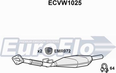 EuroFlo ECVW1025 - Catalizzatore autozon.pro