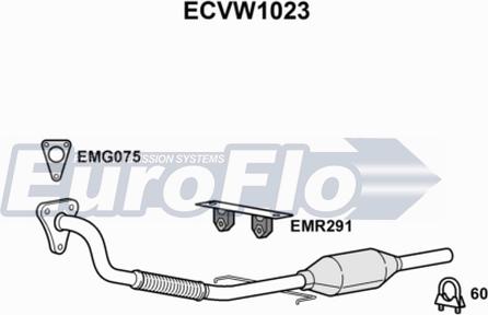 EuroFlo ECVW1023 - Catalizzatore autozon.pro