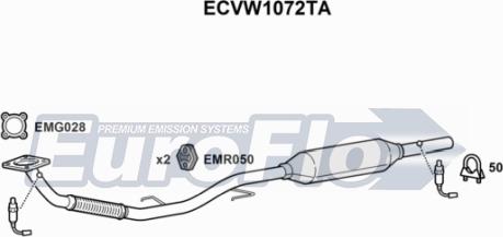 EuroFlo ECVW1072TA - Catalizzatore autozon.pro