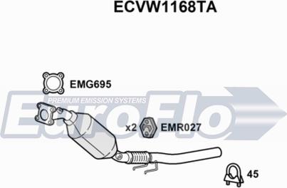 EuroFlo ECVW1168TA - Catalizzatore autozon.pro