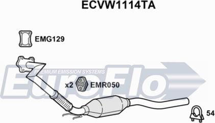 EuroFlo ECVW1114TA - Catalizzatore autozon.pro