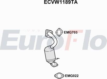 EuroFlo ECVW1189TA - Catalizzatore autozon.pro